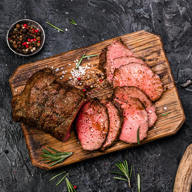 گوشت گاو کبابی