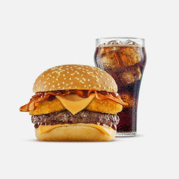 همبرگر گوشت گاو ترد